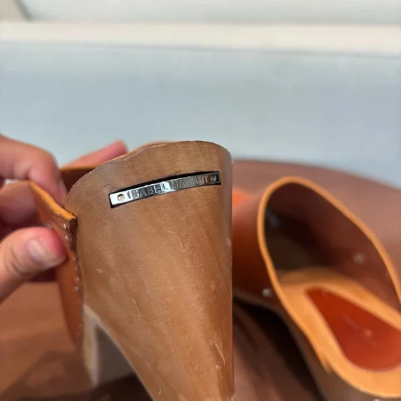 Isabel Marant Leather Clogs, Size US 7/38 - Picture 9 of 12